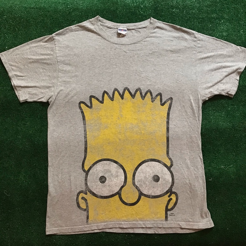 Bart Simpson Head Simpsons t-shirt size L